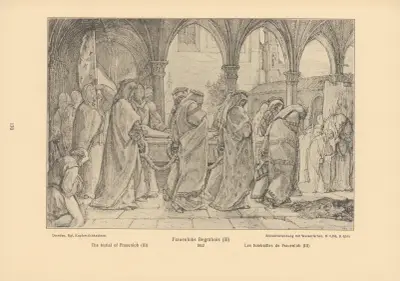 The burial of Frauenlob (III) av Alfred Rethel