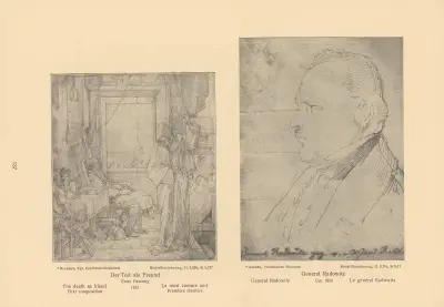The death as friend. First composition, General Radowitz von Alfred Rethel