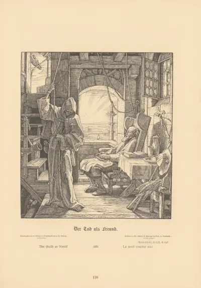 The death as friend von Alfred Rethel