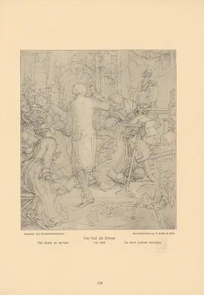 Döden som tjänare av Alfred Rethel