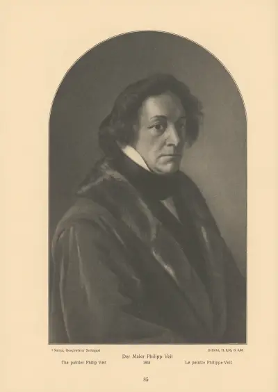 The painter Philip Veit av Alfred Rethel