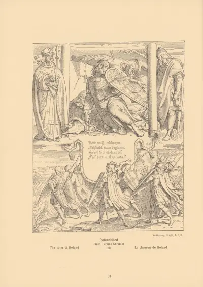 The song of Roland av Alfred Rethel