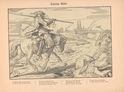 Zweites Blatt av Alfred Rethel