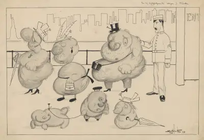 A sick potato family is expelled from New York av Alfred Schmidt