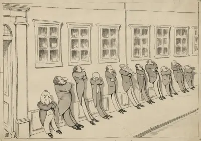 Arms crossed av Alfred Schmidt