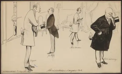 During the ministerial crisis in August 1909. von Alfred Schmidt