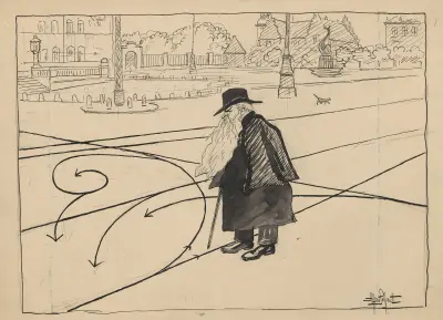 Early Morning at City Hall Square av Alfred Schmidt