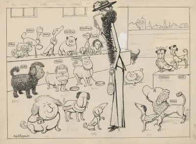 Emma Gad is looking for a dog artist for ‘Hector’s Farewell’ av Alfred Schmidt