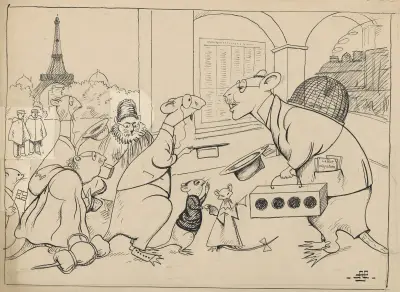 From the International Rat Congress in Paris, 1928 av Alfred Schmidt