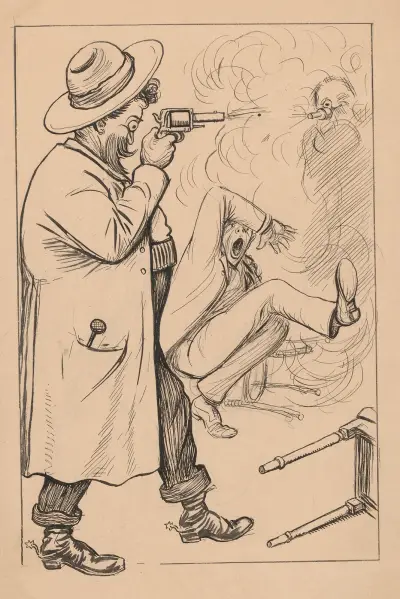 Man with gun, Alfred Schmidt