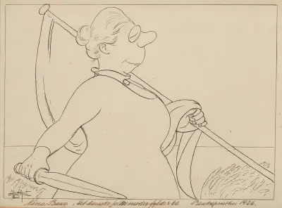 Nina Bang as the mother of the Danish people av Alfred Schmidt