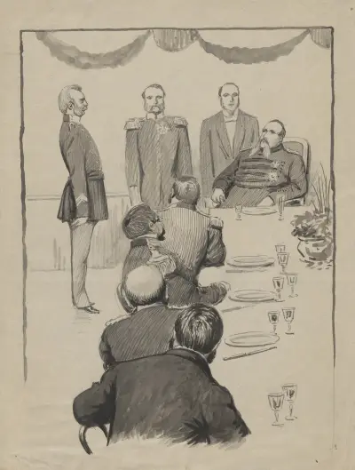 Royal dinner av Alfred Schmidt