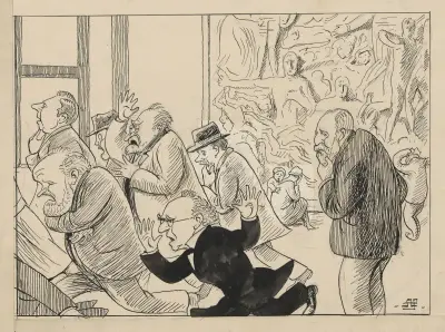 The audience flees from a work of art. von Alfred Schmidt