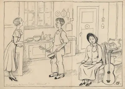 Der Feinschmecker 1935 oder Wenn man einen männlichen Haushaltsgehilfen hat von Alfred Schmidt
