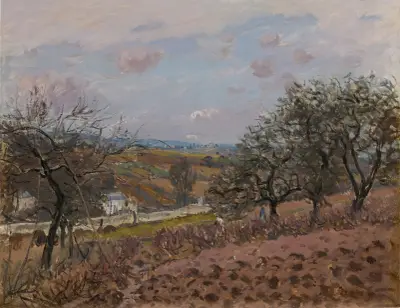 Bougival av Alfred Sisley