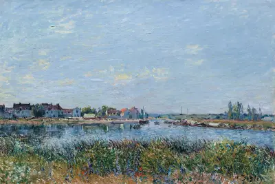 Saint-Mammès, Le Matin av Alfred Sisley
