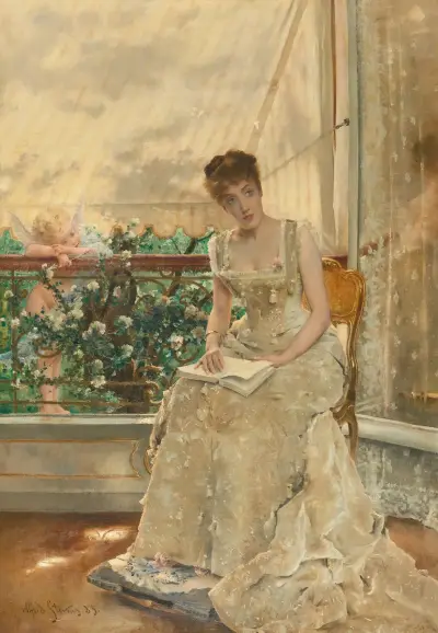 Kvinnan och kärleken (Kärleken som kommer) av Alfred Stevens