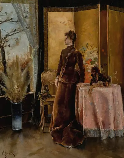 La Neige av Alfred Stevens