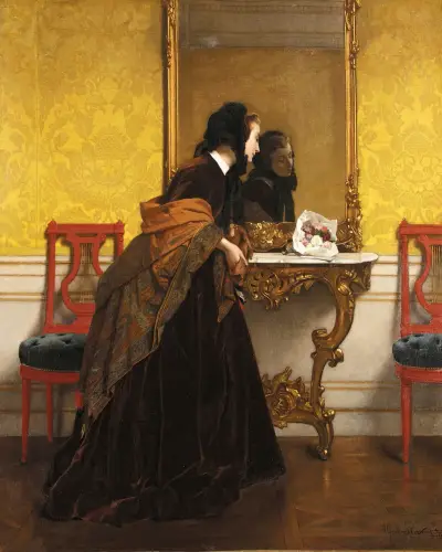 Le bouquet av Alfred Stevens