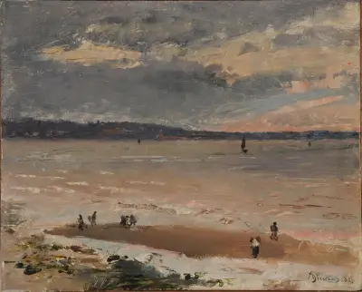 Marine – Le Havre av Alfred Stevens