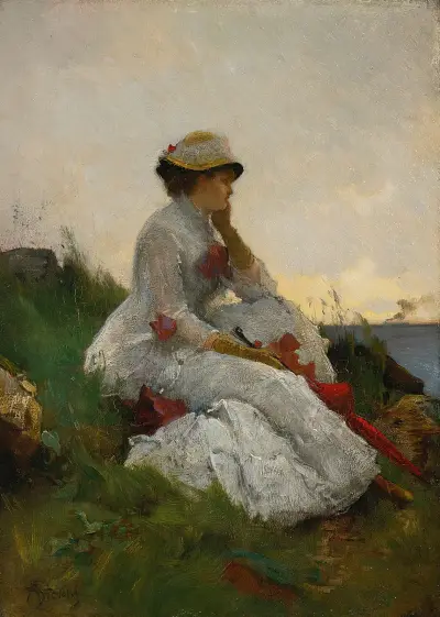 Pensive av Alfred Stevens