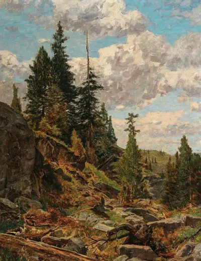 Motiv von der Turracher Alpe av Alfred Zoff