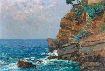 Vid Sestri Levantes kust av Alfred Zoff