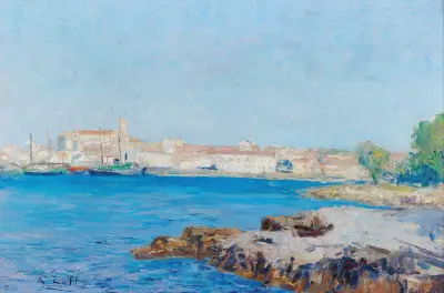 View Of The Bay Of Rub Alto av Alfred Zoff