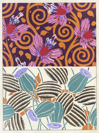 Suggestions pour étoffes et tapis Pl.02 av Emile-Allain Séguy