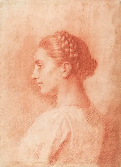 A Country Girl at Surrentum, Italy av Allan Ramsay