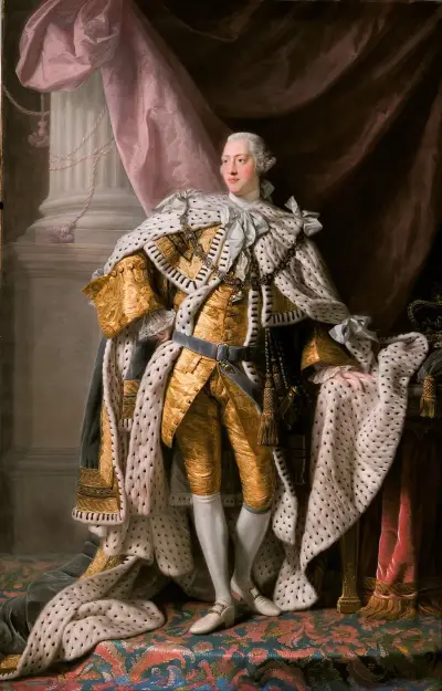 King George III In Coronation Robes av Allan Ramsay