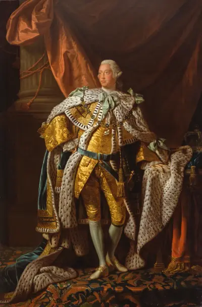 King George III av Allan Ramsay