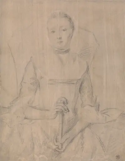 Margaret Ramsay, the Artist’s Second Wife (Died 1782) av Allan Ramsay