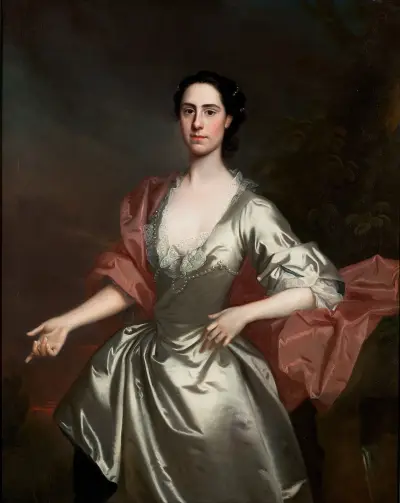 Portrait Of Lady Susanna Campbell, Née Bernard (D. 1751) av Allan Ramsay