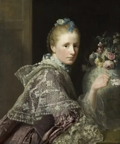 The Artist’s Wife, Margaret Lindsay of Evelick av Allan Ramsay