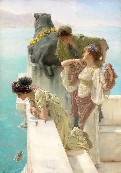 A Coign of Vantage av Lawrence Alma-Tadema
