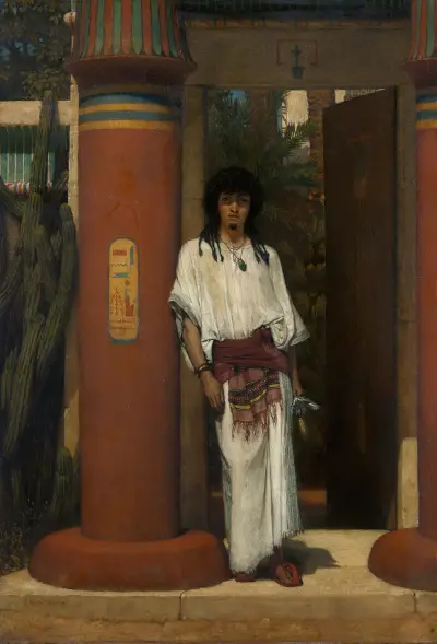 An Egyptian in a Doorway av Lawrence Alma-Tadema