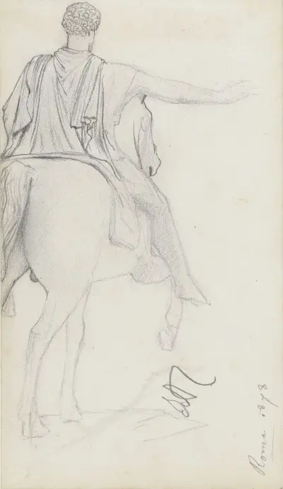Standbeeld van Marcus Aurelius av Lawrence Alma-Tadema
