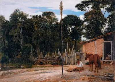 Tightening the Saddle av Almeida Júnior