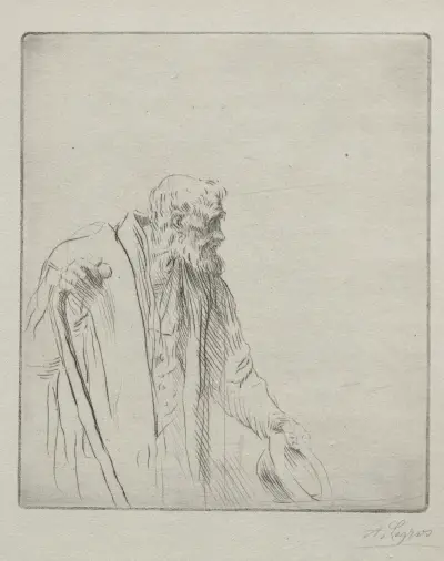 A Beggar av Alphonse Legros