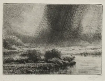 A Storm av Alphonse Legros