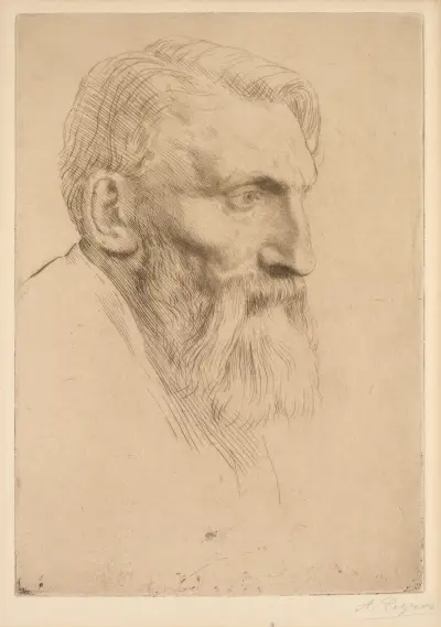 Auguste Rodin av Alphonse Legros