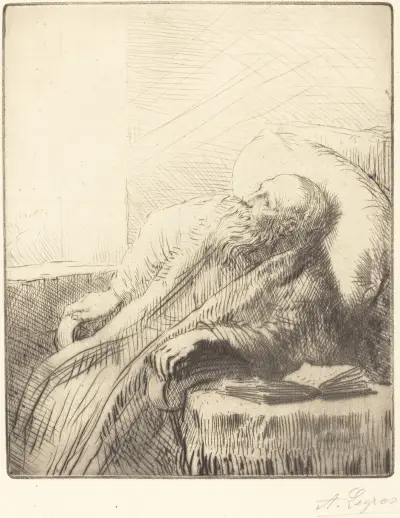 Convalescent (Le convalescent) av Alphonse Legros