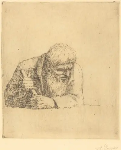 Curious Man (Un curieux) av Alphonse Legros