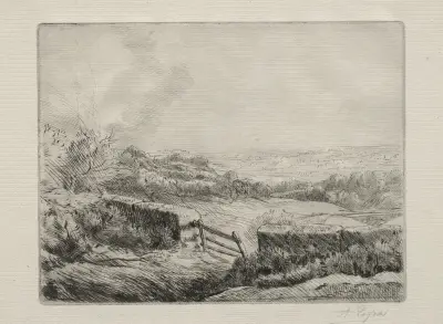 Entrance to the Field av Alphonse Legros