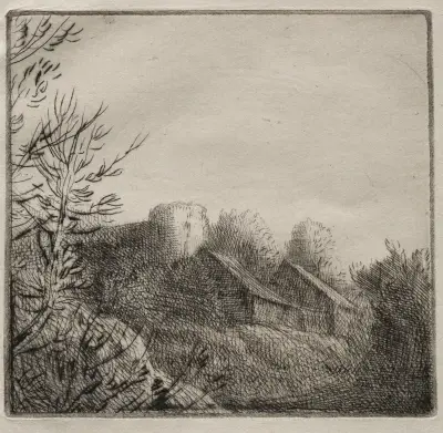 Farm at Valoux av Alphonse Legros