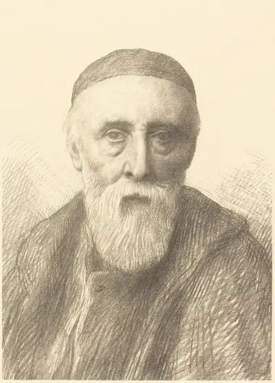 G.F. Watts, R.A., 2nd plate av Alphonse Legros