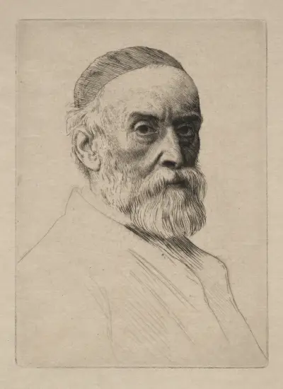 George Frederic Watts av Alphonse Legros