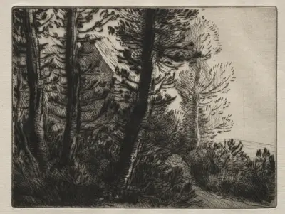 Guard House av Alphonse Legros