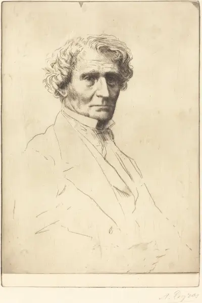 Hector Berlioz av Alphonse Legros